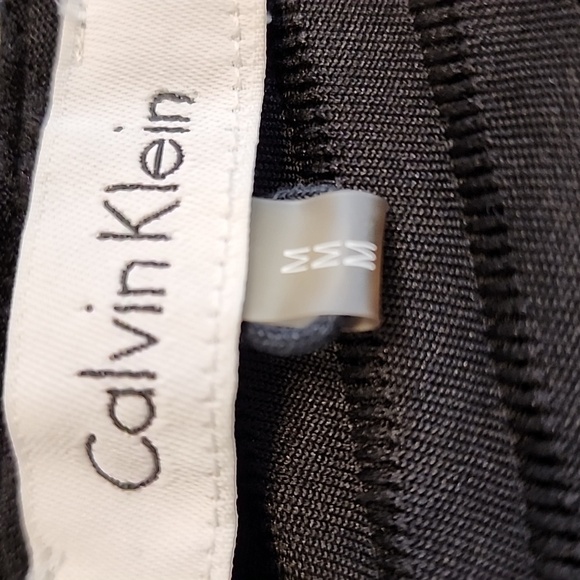 Calvin Klein Black Lightweight Vest Textured Dressy Office Womens Spring Summer - Picture 7 of 10